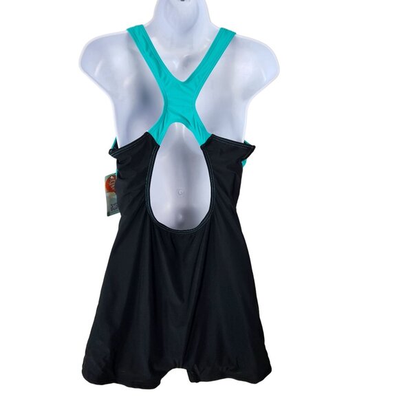 Women's UPF 50+ One-Piece Swimsuit Racerback Padded Size XL Competitive Sports - Picture 3 of 7